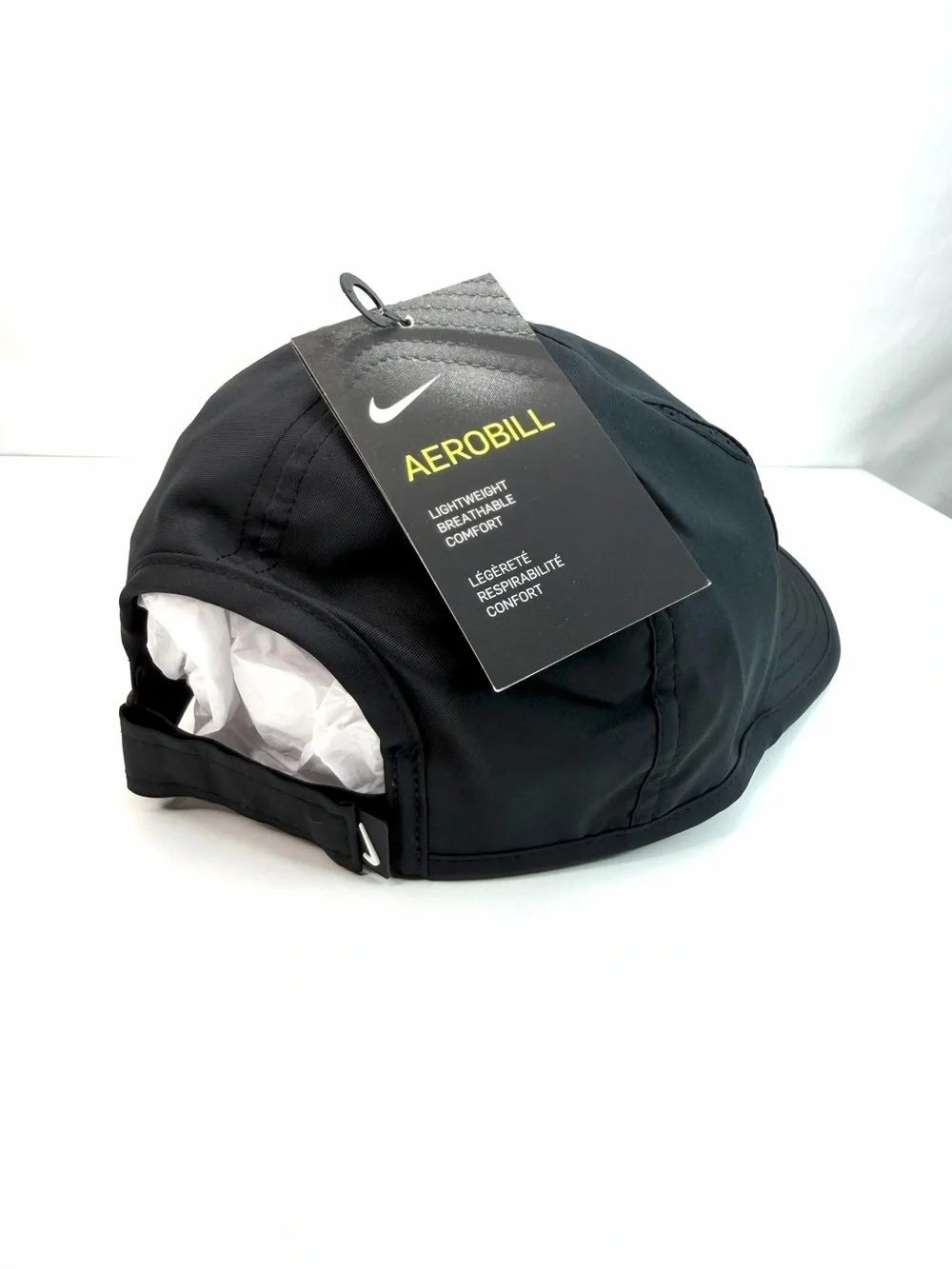 Nike Black Featherlight Aerobill Lightweight Unisex Baseball Cap